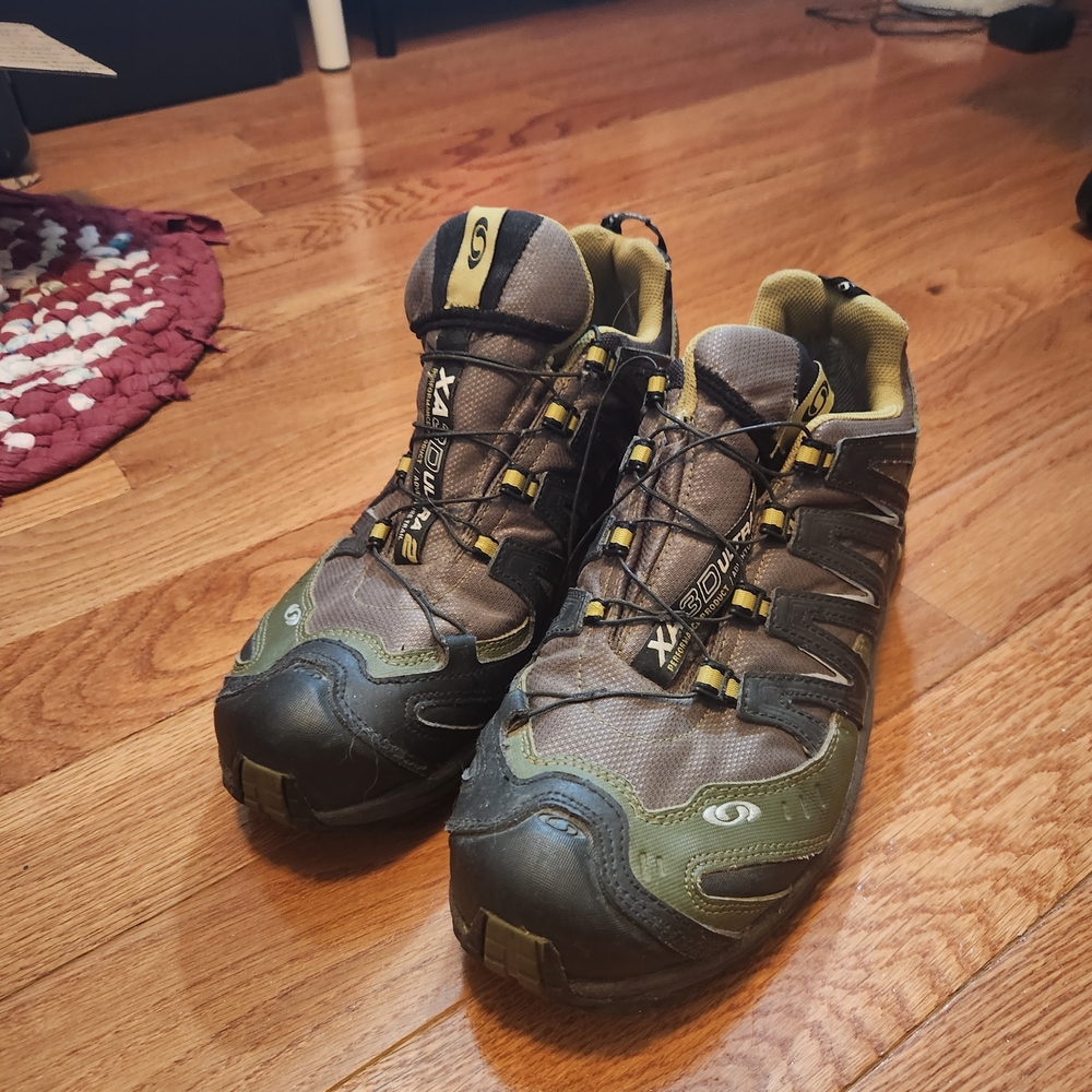 Salomon Green Athletic Shoes